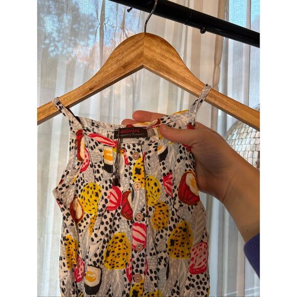 NWOT Catmini Papaya Romper - Picture 2 of 4